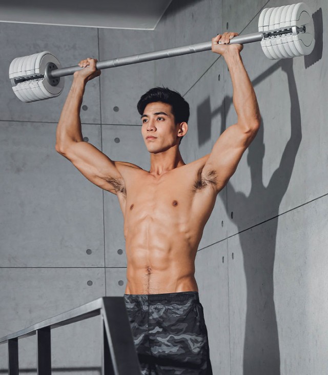 50LB Elegant Home Gym Set