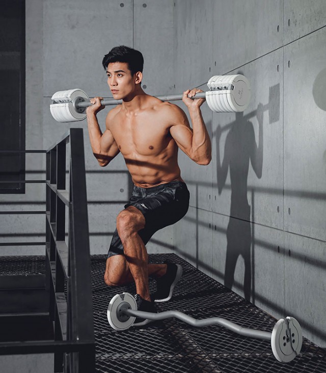 50LB Elegant Home Gym Set