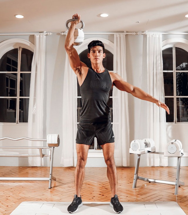 50LB Elegant Home Gym Set