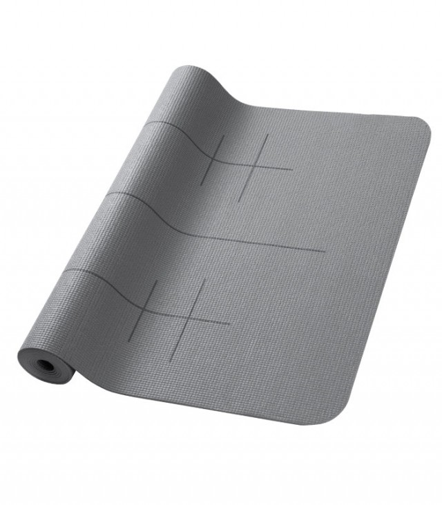 3mm-pvc gray yoga mat