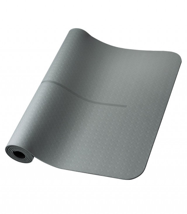 4mm-tpe gray yoga mat