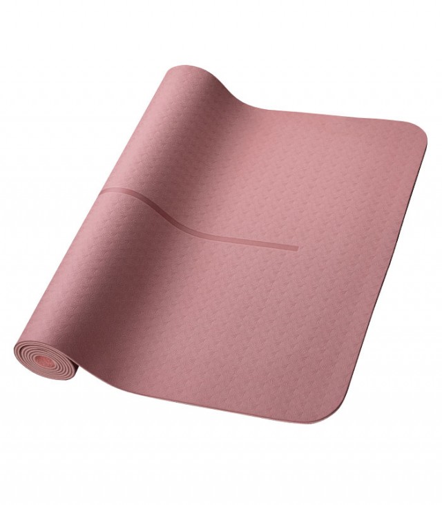 4mm-tpe pink yoga mat