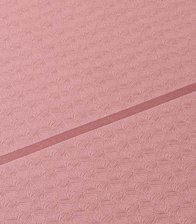4mm-tpe pink yoga mat