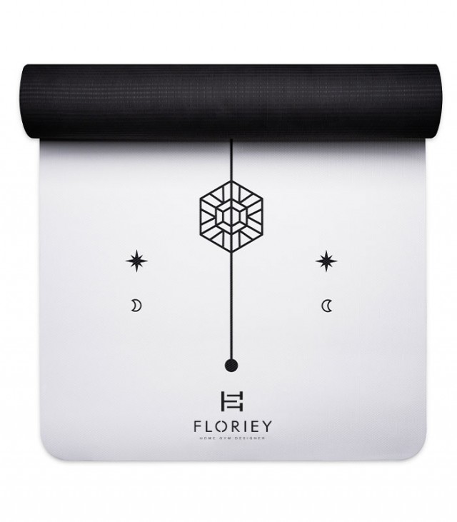 8mm-tpe white exercise mat