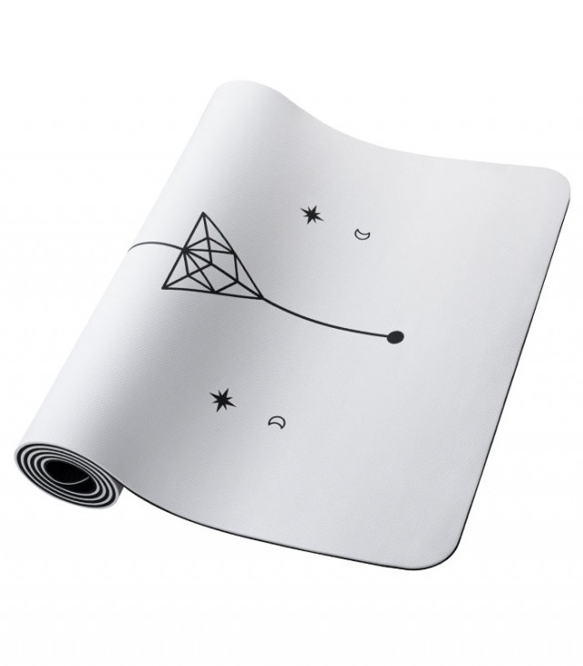 8mm-tpe white exercise mat