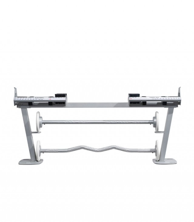 Stand-pure series-Dumbbell to Barbell Converter+25KG(55LB) Adjustable Dumbbell