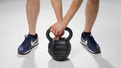 adjustable kettlebell black 30lb