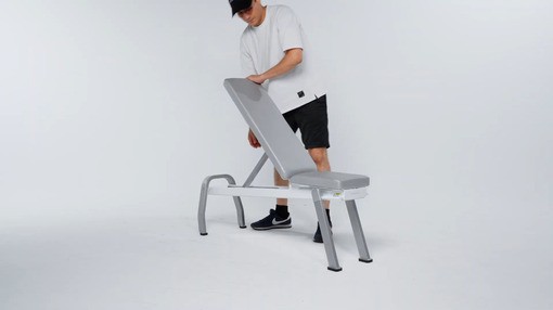 foldable bench white