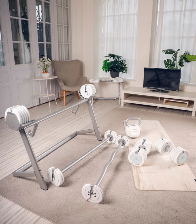 50LB Elegant Home Gym Set