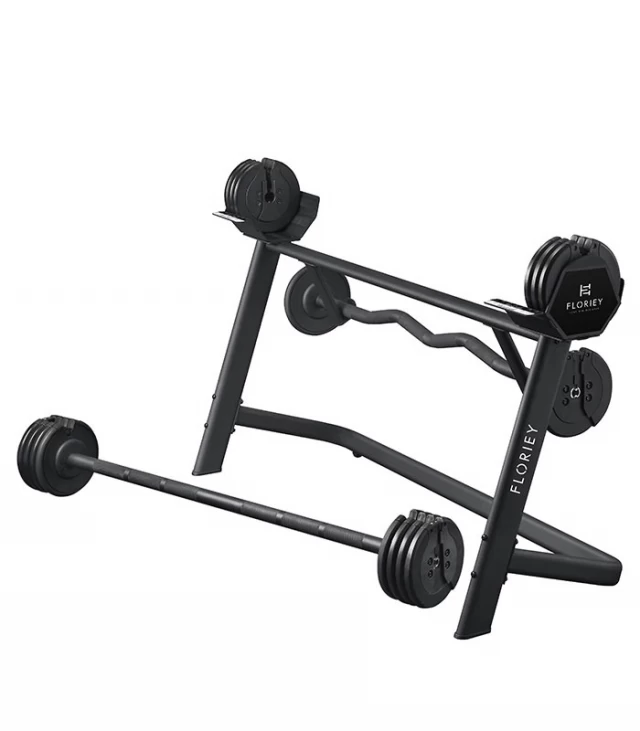 80lb black adj barbell 1