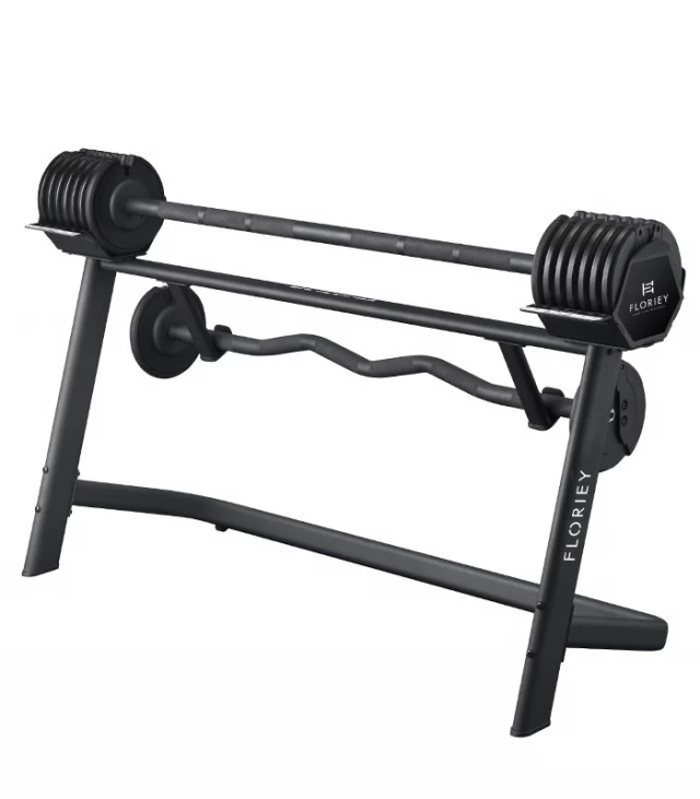80lb black adj barbell 3
