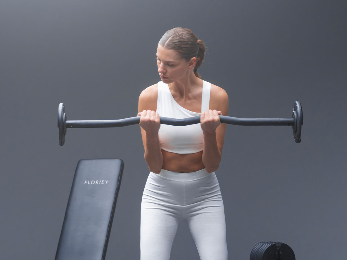 80lb adjustable barbell video