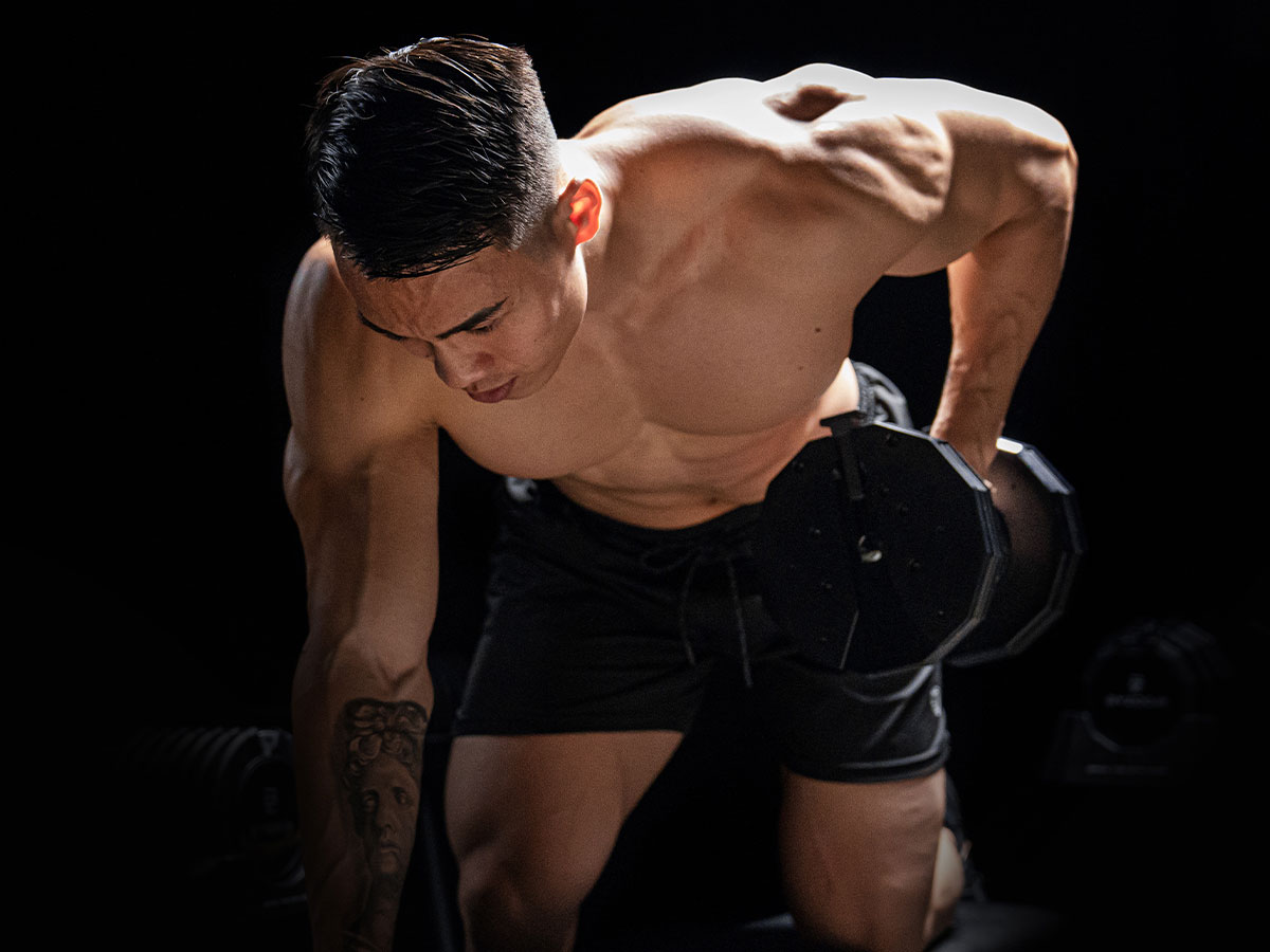 55lb dumbbell fitness video