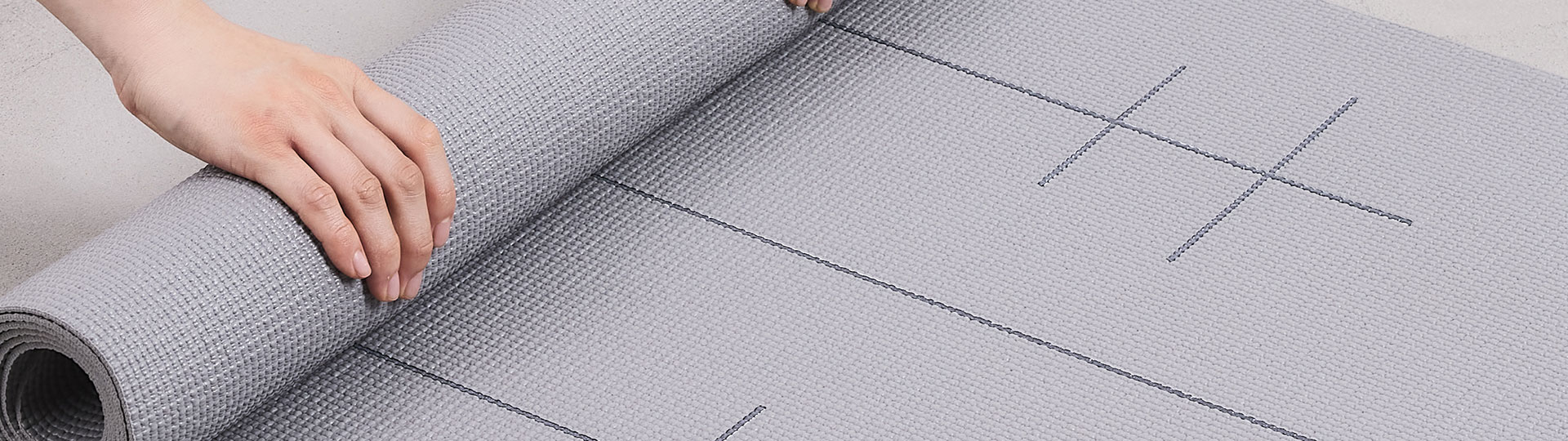 3mm-pvc gray yoga mat